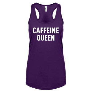Racerback Caffeine Queen Womens Tank Top