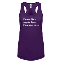 Racerback Im a Cool Boss Womens Tank Top