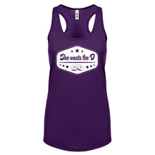 Racerback She Wants the D Womens Tank Top
