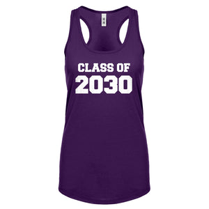 Class of 2030 Womens Racerback Tank Top
