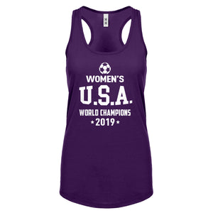 World Soccer Champs 2019 Womens Racerback Tank Top