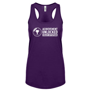 Achievement Unlocked Create Offspring Womens Racerback Tank Top
