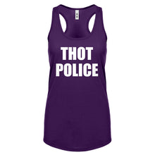 Racerback Thot Police Womens Tank Top