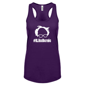 I Like Bernie Womens Racerback Tank Top