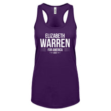 ELIZABETH WARREN for President 2020 Womens Racerback Tank Top