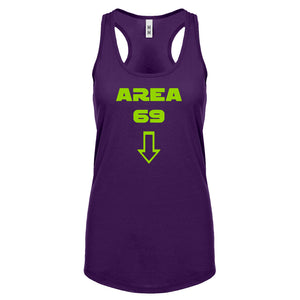 Area 69 Womens Racerback Tank Top