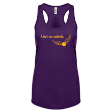 Racerback Ain't No Snitch Womens Tank Top