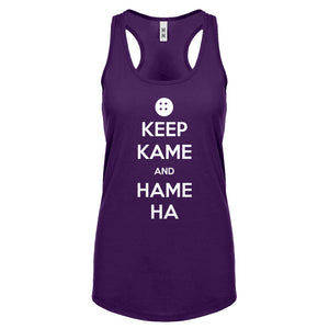 Racerback Keep Kame and Hame Ha Womens Tank Top