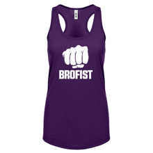 Racerback Brofist Womens Tank Top