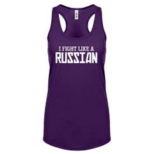 I Fight Like a Russian Womens Racerback Tank Top