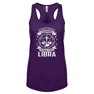 Racerback Libra Astrology Zodiac Sign Womens Tank Top