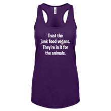 Junk Food Vegans Womens Racerback Tank Top