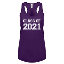Racerback Class of 2021 Womens Tank Top
