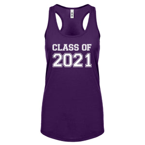 Racerback Class of 2021 Womens Tank Top