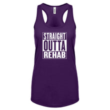 Racerback Straight Outta Rehab Womens Tank Top