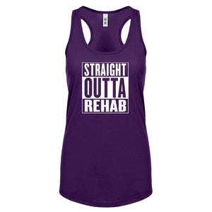 Racerback Straight Outta Rehab Womens Tank Top