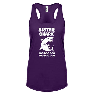 Sister Shark Womens Racerback Tank Top