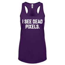 Racerback I See Dead Pixels Womens Tank Top
