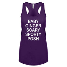 Racerback Spice Names Womens Tank Top