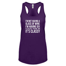 Its Called a Tasting and It's Classy Womens Racerback Tank Top
