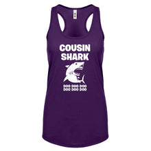 Cousin Shark Womens Racerback Tank Top