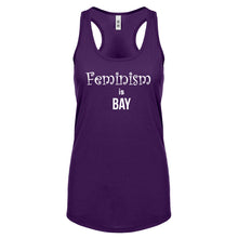 Feminism is Bay Womens Racerback Tank Top