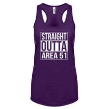 Straight Outta Area 51 Womens Racerback Tank Top