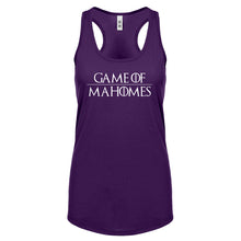 Game of Mahomes Womens Racerback Tank Top