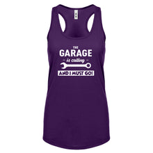 The Garage is Calling Womens Racerback Tank Top