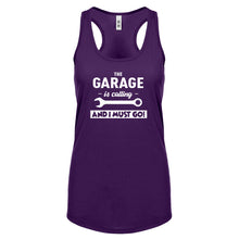 The Garage is Calling Womens Racerback Tank Top