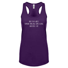 Once in a While Womens Racerback Tank Top