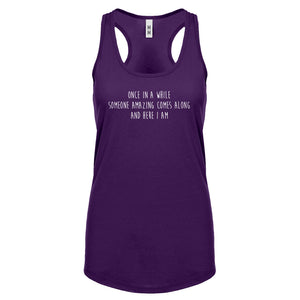 Once in a While Womens Racerback Tank Top