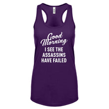 Racerback Good Morning Womens Tank Top