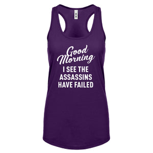 Racerback Good Morning Womens Tank Top