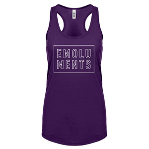 Racerback Emoluments Womens Tank Top