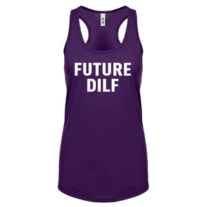 FUTURE DILF Womens Racerback Tank Top