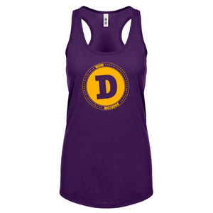 DOGECOIN Womens Racerback Tank Top