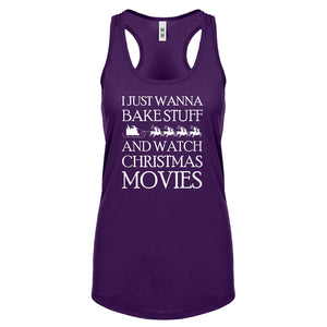 Bake Stuff, Christmas Movies Womens Racerback Tank Top