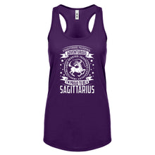 Sagittarius Astrology Zodiac Sign Womens Racerback Tank Top