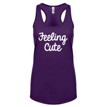 Feeling Cute Womens Racerback Tank Top
