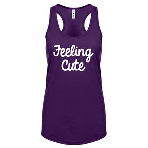 Feeling Cute Womens Racerback Tank Top