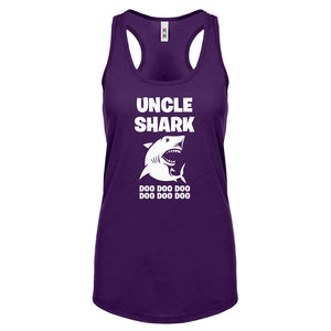 Uncle Shark Womens Racerback Tank Top