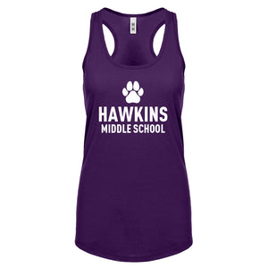 Hawkins Middle School Womens Racerback Tank Top