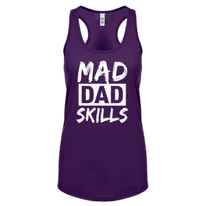 Mad Dad Skills Womens Racerback Tank Top