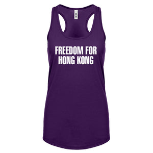 Freedom for Hong Kong Womens Racerback Tank Top