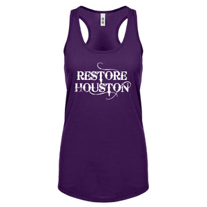 Racerback Restore Houston Womens Tank Top