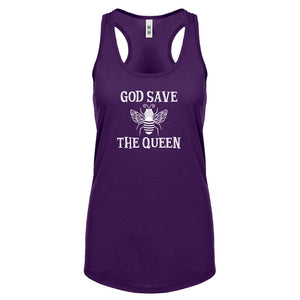 Racerback God Save the Queen Womens Tank Top