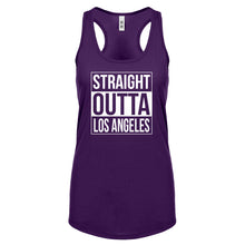 Straight Outta Los Angeles Womens Racerback Tank Top