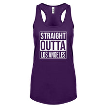 Straight Outta Los Angeles Womens Racerback Tank Top