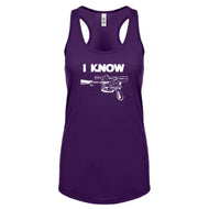 Racerback I Know Womens Tank Top